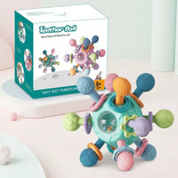 Thumbnail for CalmChew | Pehmeä ja turvallinen – 3-in-1-silikoninen purulelu