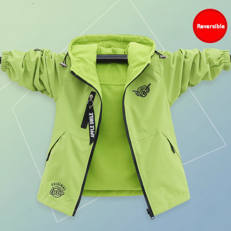 Reversible Kids Jacket – Veden- ja tuulenpitävä – kevyt takki