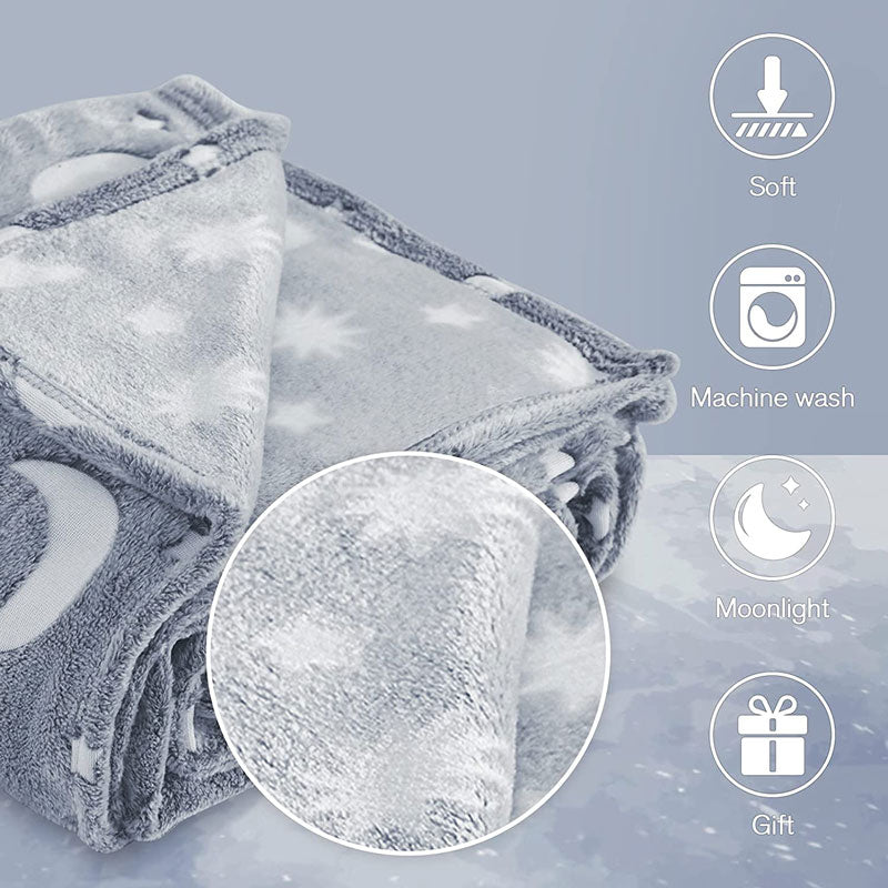 Glow In The Dark Blanket™ - Kimaltelevia unia - Pimeässä hehkuva peitto