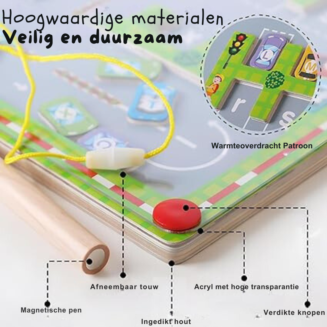 AlfaKids – Oppiminen & Löytäminen - Magneettinen aakkospelilauta
