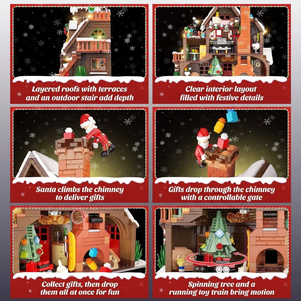 ChristmasHome – Juhlava ja luova – Joulutalon rakennussarja