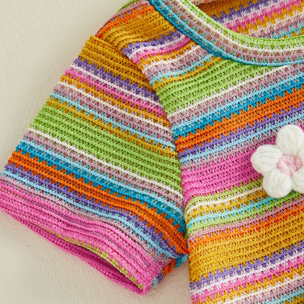 RainbowBloom – Värikäs ja suloinen – Lasten asu ”Flower Power”