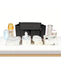 Thumbnail for ToddlerOrganizer – Vettä hylkivä ja tilava – lastenvaunujen järjestelijä pullotelineillä