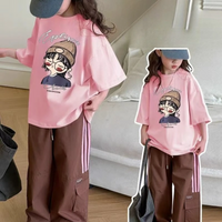 Thumbnail for CuteStyle – Trendikäs ja mukava – T-paita, jossa on ylikokoinen sarjakuvapainatus