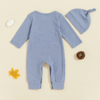 Thumbnail for CuddleBaby – Hei, olen uusi täällä – Vauvan haalari ja pipo -setti