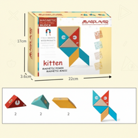 Thumbnail for MagPlayer – Luovuus ja motoriset taidot – DIY-puumagneettiset rakennuspalikat