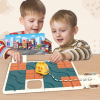 Thumbnail for ThinkFun – Looginen ajattelu ja keskittymiskyky – Junapulmapeli