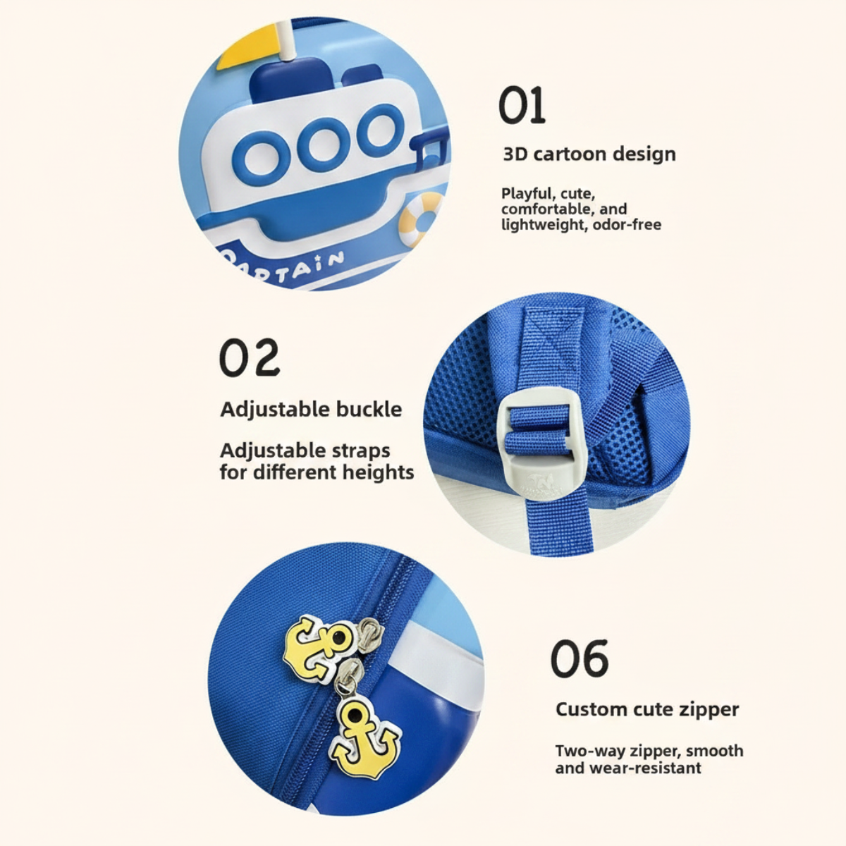 LittleCaptain – Hauska ja kätevä – Captain-reppu