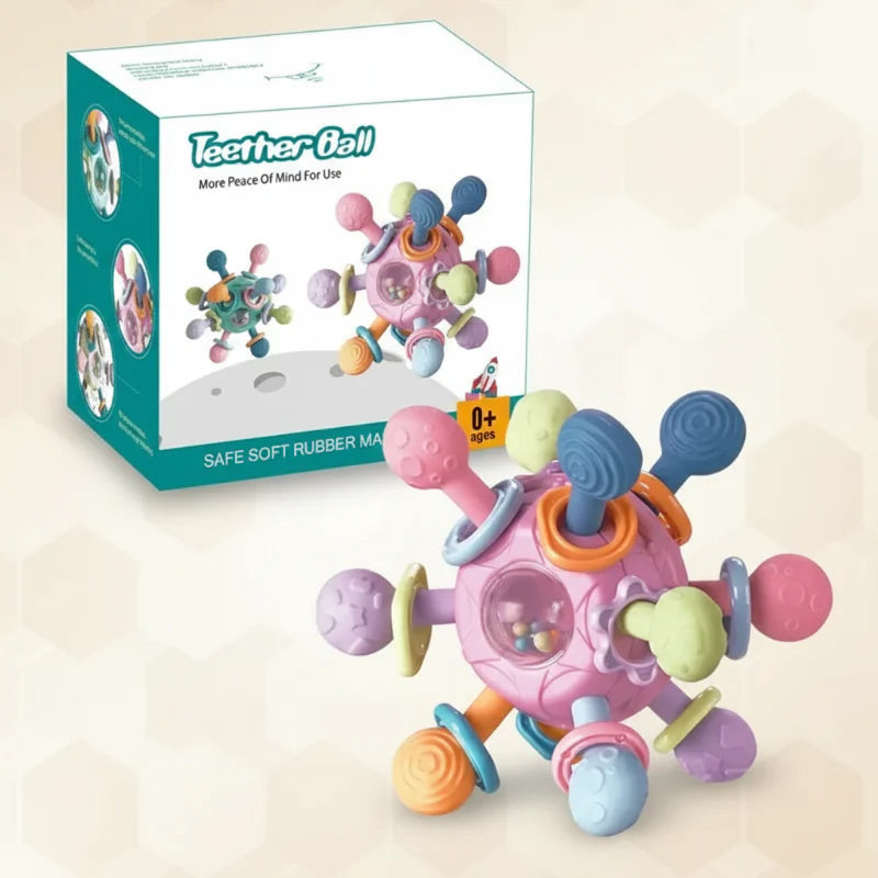 CalmChew | Pehmeä ja turvallinen – 3-in-1-silikoninen purulelu