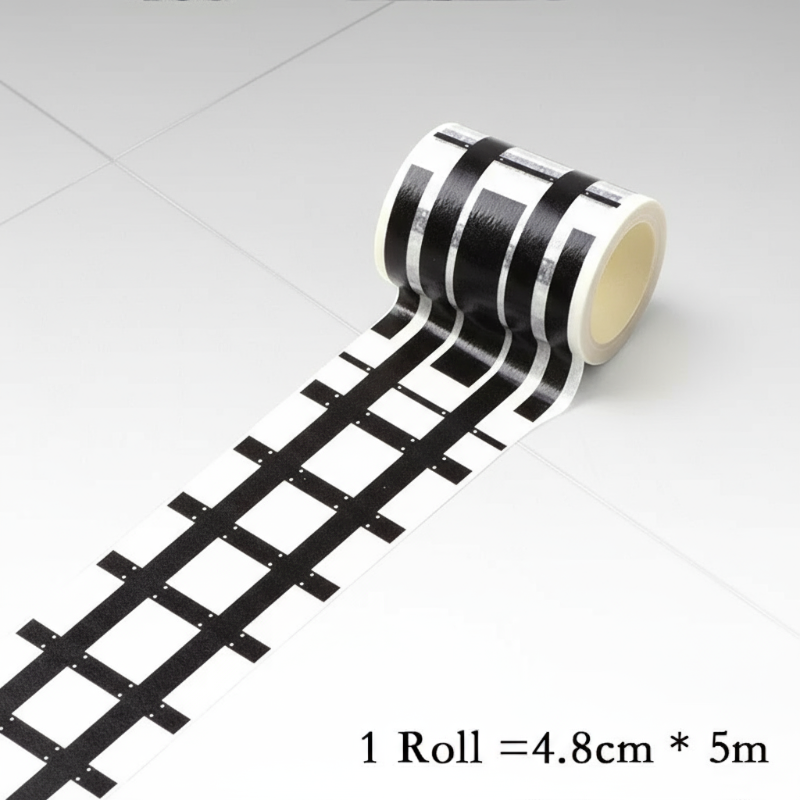 KidoTape – Värikäs ja kätevä – liikenneväylä tarrasetti