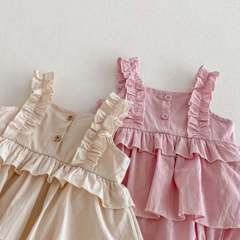 TinyBloom – Söpö ja pehmeä – vauvojen ja pikkulasten röyhelöinen mekko
