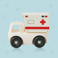 Thumbnail for Montessori Silicone Toy Car – Turvallinen ja purulelu – silikoninen puruleluajoneuvo