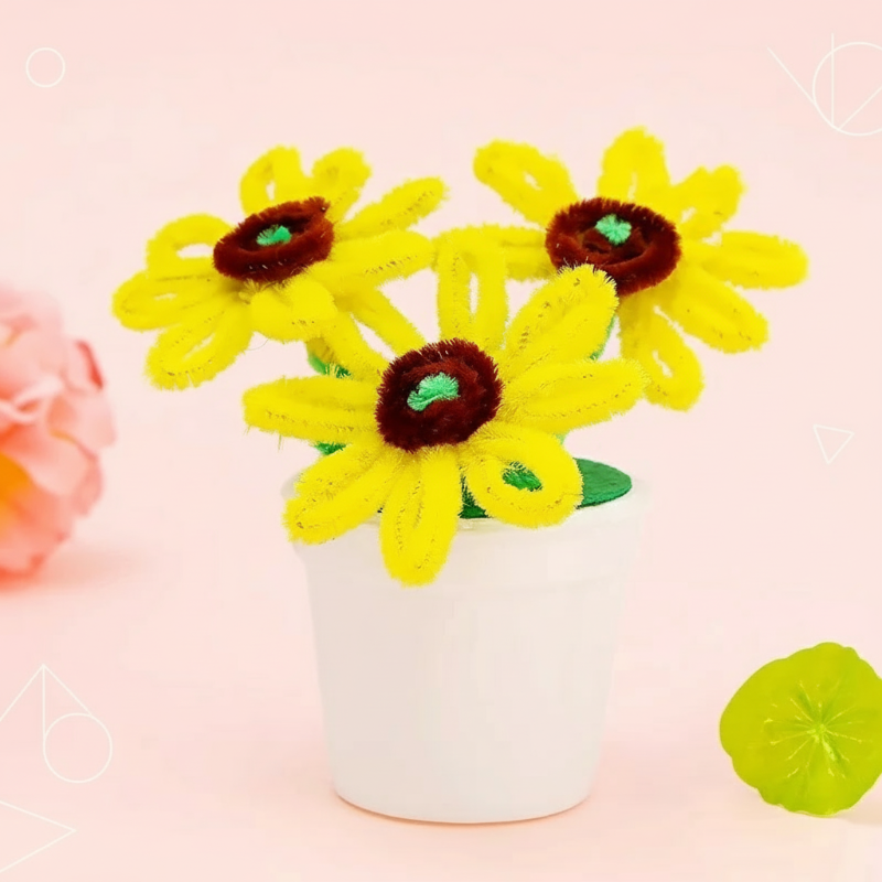 CraftBloom – Värikäs ja luova – DIY-kukkaruukun askartelusetti
