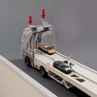 Thumbnail for CarHauler – Leikkisä ja seikkailullinen – Autokuljetusauto-leikkisetti kilpa-autoilla