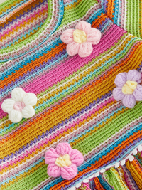 Thumbnail for RainbowBloom – Värikäs ja suloinen – Lasten asu ”Flower Power”