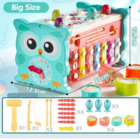 Thumbnail for Montessori Hammering Toy – Motoriset taidot ja oppiminen – 8-osainen leikkisetti