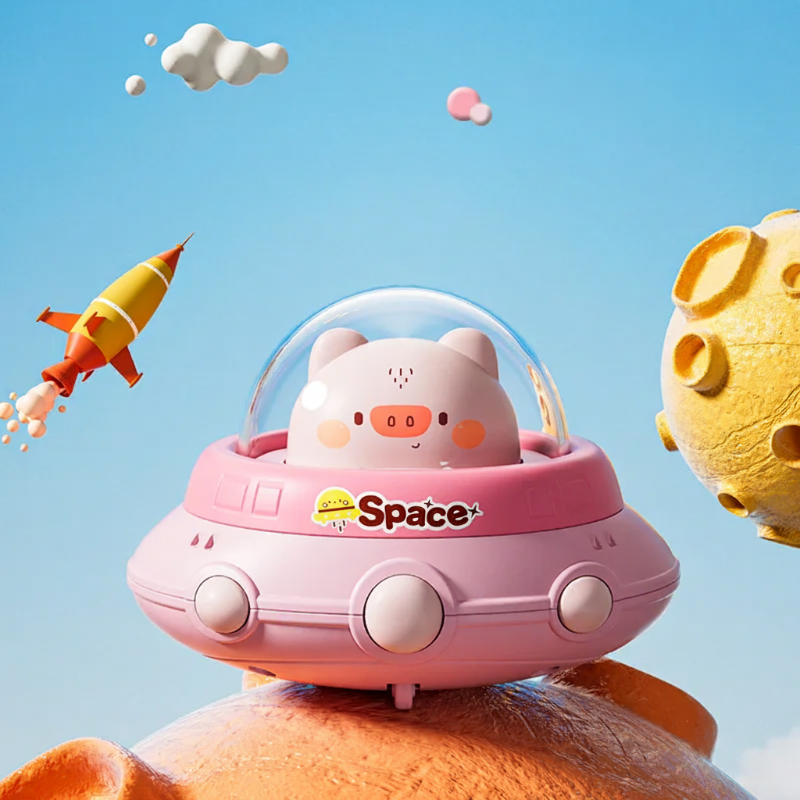 Push and Go UFO Toy – Motoriset taidot & leikki – UFO-lelut