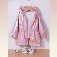 Thumbnail for LumiBreeze – Kiiltävä ja kevyt – Lasten sadetakki hupulla