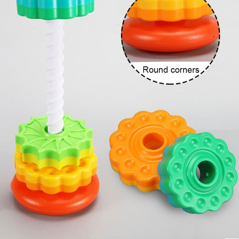 Rotating Tower™ - Värikästä pinoamista - Pinoamistorni