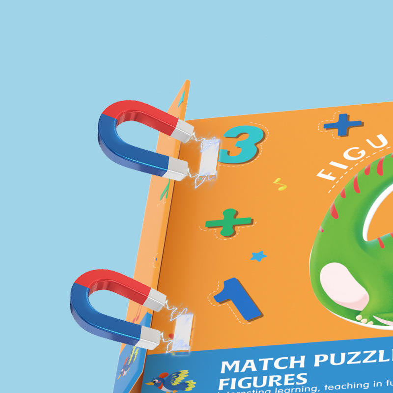 SmartMatch – Leikkisä ja opettavainen – Magneettinen 2-in-1-piirustus- ja palapelikirja