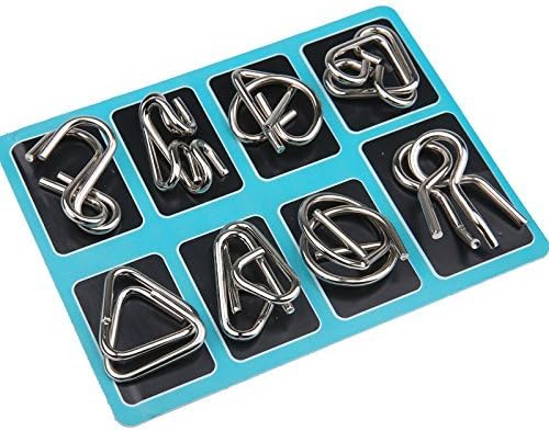 Metal Puzzle Ring Set™  - Metalliset palapelirenkaat