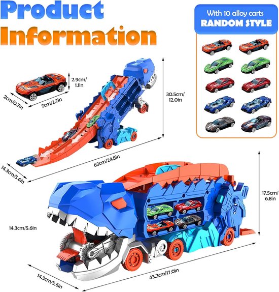 Dino Car™ - Dino Power - Dino Leluauto