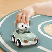 Thumbnail for AnimalRide – Leikkisä ja suloinen – silikoniset eläinautot (3 kpl)