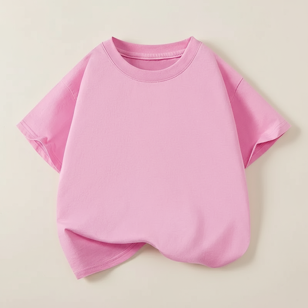 SimpleWear – Rento ja pehmeä – Relax Fit -T-paita, pyöreä kaulus