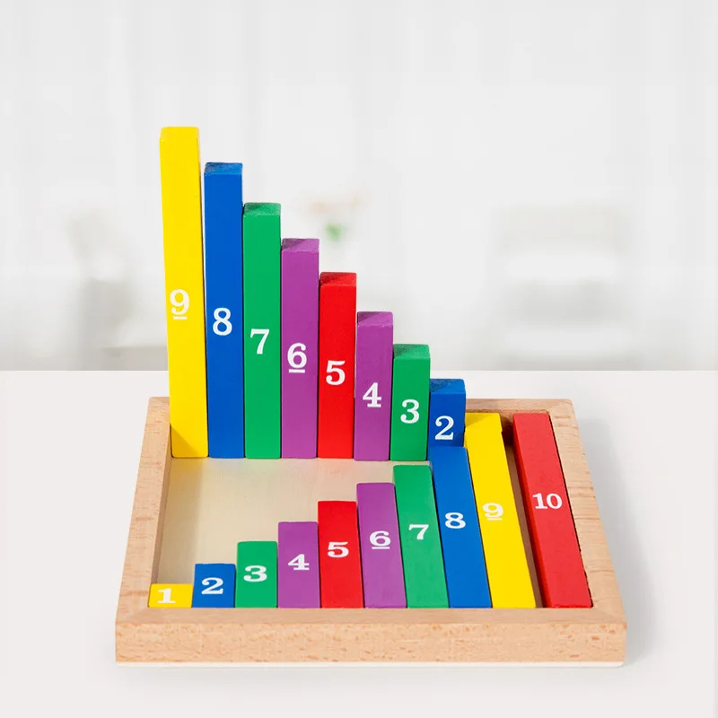 TinyMath – Opetuksellinen ja kasvatuksellinen – Puinen laskutaulu
