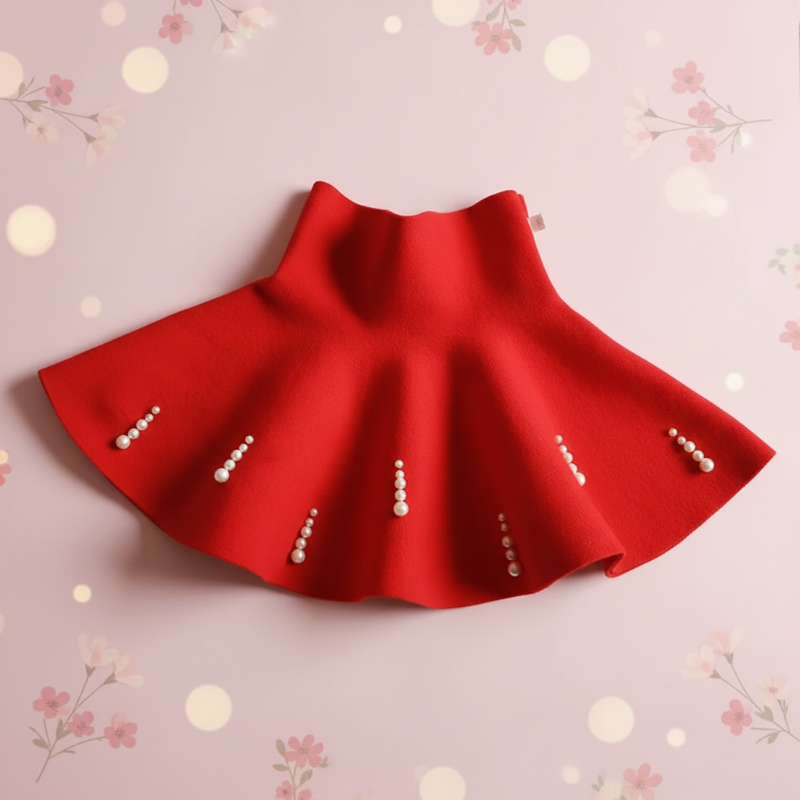 Girls Knitted Skirt – Mukavuus ja tyyli – Lasten hame