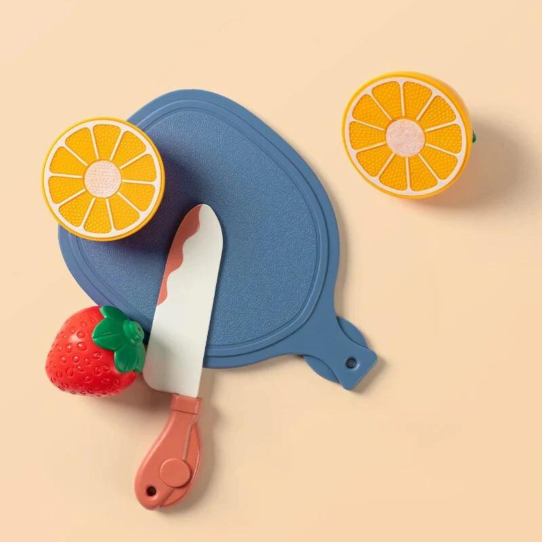 Fruitigo – Oppiminen ja leikki – Montessori-hedelmäleikkisetti