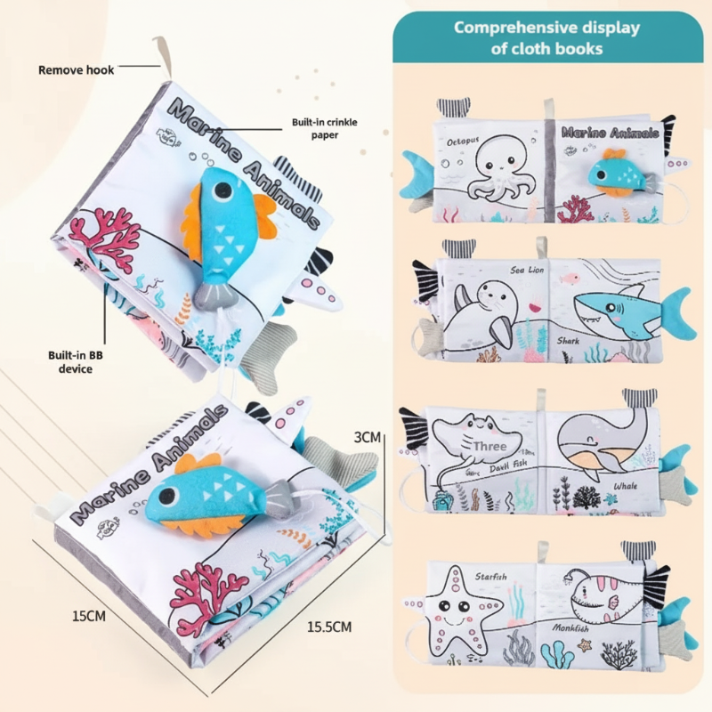 SoftTails – Värikäs ja aistillinen – Vauvan peukalo-kirja