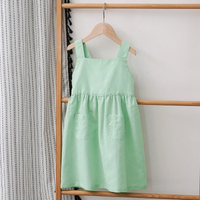 Thumbnail for BloomGrace – Söpö ja mukava – lasten mekko, jossa on rusetti ja säädettävät olkahihnat