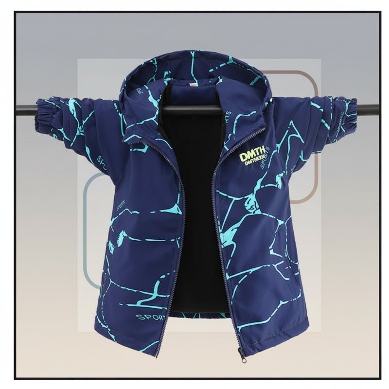 Reversible Kids Jacket – Veden- ja tuulenpitävä – kevyt takki