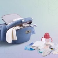 Thumbnail for CozyCarry – Kätevä ja säädettävä – 3-in-1-lasten kantoreppu