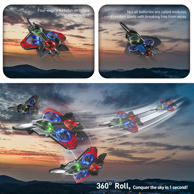 AeroBattle – Toimintaa ja hauskaa – RC-stunt-lentokone valoilla