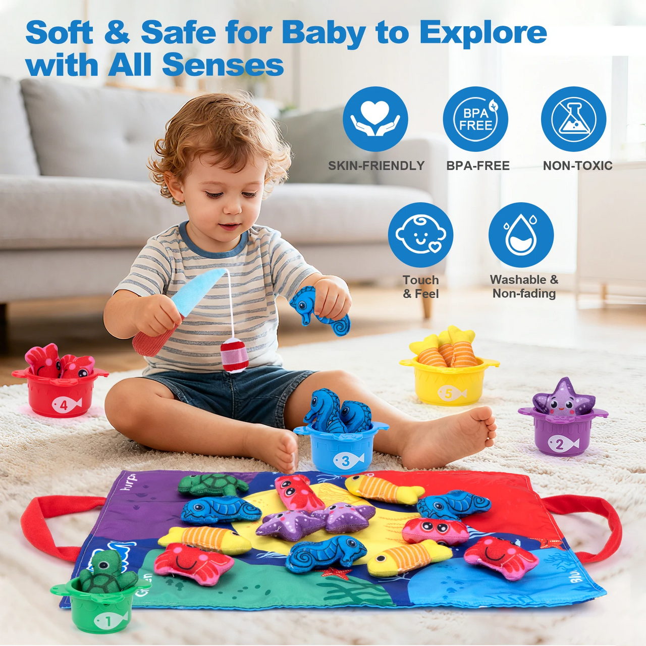 LittleFisher – Koulutus & vuorovaikutus – Montessori-kalapeli