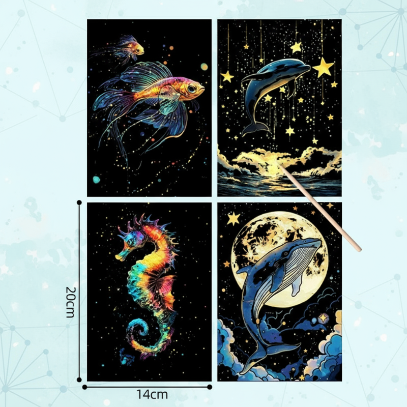 GlowArt – Glow-in-the-dark – Raaputusarpojen sarja