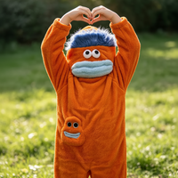 Thumbnail for LittleMonster – Mukava ja söpö – lasten body, jossa on hauska hirviökuvio