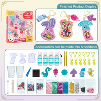Thumbnail for DIY Crystal Keychain Kit – Luova & leikkisä – avaimenperän askartelusetti