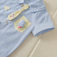 Thumbnail for KiddoStyle – Söpö ja pehmeä – Lasten haalari, jossa on solmio ja merkki