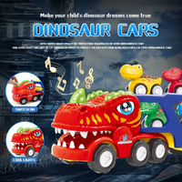 Thumbnail for DinoDrive – Luova ja seikkailullinen – 5-in-1-kuorma-autoleikkisetti