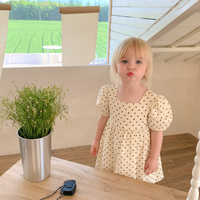 Thumbnail for LittleTwinkle – Pehmeä ja mukava – lastenmekko, jossa on kaksi rusettia