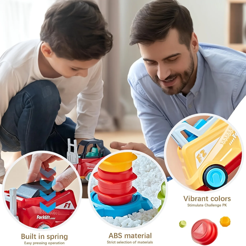 LittleBuilders – Interaktiivinen ja turvallinen – Haarukkatrukki-leikkisetti
