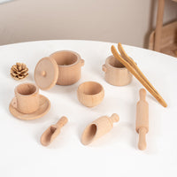 Thumbnail for MiniMasterChef – Koulutus ja hauskuus – Puinen keittiöleikkisetti