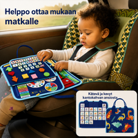 Thumbnail for 7-in-1 Busy Board – Motoriset taidot ja oppiminen – Aktiviteettitaulu
