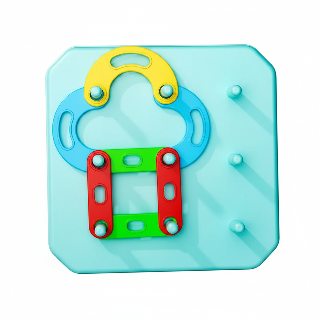 ShapeGenius – Luova & opettavainen – Geometrinen pegboard-palapeli