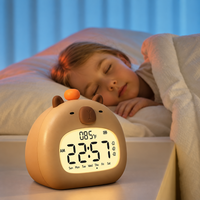 Thumbnail for CappyClock – Söpö ja monikäyttöinen – digitaalinen lasten herätyskello, jossa on yövalo