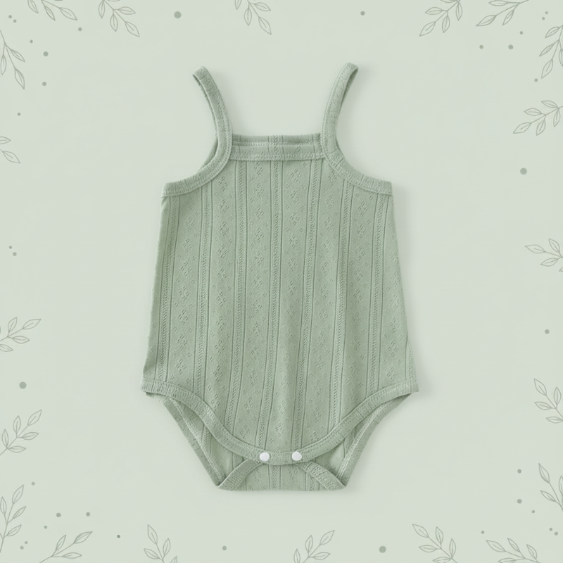Summer Bodysuit – Kevyt ja mukava – neulottu vauvan body