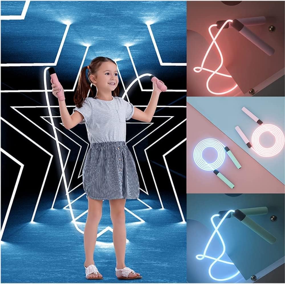 GlowRope – Ainutlaatuinen ja energinen – Valoa heijastava hyppynaru